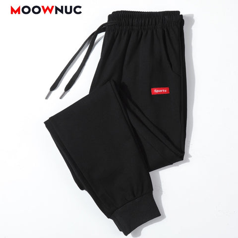 Men's Trouser Jogger Sweatpants Pants Cotton Straight Fashion Casual Slim Male Streetwear Elastic Masculino MOOWNUC  Hip Hop