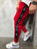 New Mens Pants Autumn Winter Joggers Patchwork Casual Drawstring Sweatpants Trouser Pants Comfortable Fashion Men Trousers Pants