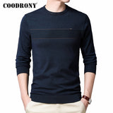 COODRONY Brand Spring Autumn New Arrival Sweater Men Cotton Knitwear Pullover Men Clothes Fashion Casual O-Neck Pull Homme C1035